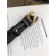 Chanel Width 3cm Braided CC Logo Buckle Leather Belt Grained Black/Gold