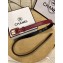 Chanel Width 2.5cm Chain Buckle Quilting Leather Belt Burgundy