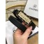 Chanel Width 2.5cm Chain Logo Buckle Leather Belt