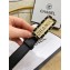 Chanel Width 2.5cm Chain Logo Buckle Leather Belt