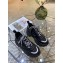 Prada Leather Block Sneakers Black 2019