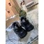 Prada Leather Block Sneakers Black 2019