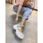 Prada Leather Block Sneakers White/Yellow 2019