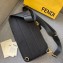 Fendi Bag Bugs Nylon One-shoulder Backpack Belt Bag Black/Gold Eyes 2019