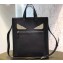 Fendi Bag Bugs Shopping Tote Bag Black/Metal Eyes 2019