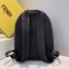 Fendi Bag Bugs Nylon Large Backpack Bag Black/White Eyes 2019