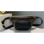 Fendi Brown FF Logo Fabric Small Belt Bag Black/Yellow Piping 2019