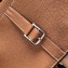 Hermes Halzan Togo Calfskin Leather Bag Brown