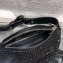 Alexander Wang Attica Fanny Pack Mini Bag with Black Crystal Rhinestone Chain Mesh 2019