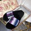 Dior Mules Slipper Sandals in Embroidered Cotton Purple 2019