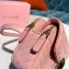 Bvlgari Serpenti Forever Belt Bag in Quilted Chevron Leather Pink 2019