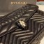 Bvlgari Serpenti Forever Belt Bag in Quilted Chevron Leather Black 2019