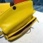Bvlgari Serpenti Forever Belt Bag in Quilted Chevron Leather Yellow 2019
