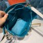 Bvlgari B.zero1 Bucket Bag White/Turquoise 2019