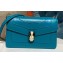 Bvlgari Serpenti Forever 22cm Flap Cover Bag Turquoise 2019
