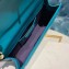 Bvlgari Serpenti Forever 22cm Flap Cover Bag Turquoise 2019