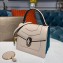 Bvlgari Serpenti Forever 18cm Crossbody Top Handle Bag Nude/Turquoise 2019