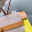 Hermes Herbag Zip 31 Bag in Original Quality Khaki/Yellow