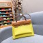 Hermes Herbag Zip 31 Bag in Original Quality Khaki/Yellow