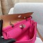 Hermes Herbag Zip 31 Bag in Original Quality Brown/Fuchsia