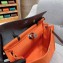 Hermes Herbag Zip 31 Bag in Original Quality Black/Orange