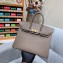 Hermes Birkin 25cm Bag in Original Epsom Leather Elephant Gray