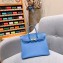 Hermes Birkin 25cm Bag in Original Epsom Leather Sky Blue