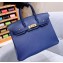 Hermes Birkin 25cm Bag in Original Epsom Leather Royal Blue