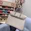 Hermes Birkin 25cm Bag in Original Epsom Leather Pale Gray