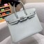 Hermes Birkin 25cm Bag in Original Epsom Leather Glacier Gray
