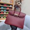Hermes Birkin 25cm Bag in Original Epsom Leather Burgundy