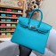 Hermes Birkin 25cm Bag in Original Epsom Leather Turquoise