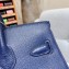 Hermes Birkin 25cm Bag in Original Epsom Leather Royal Blue