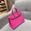 Hermes Birkin 25cm Bag in Original Epsom Leather Fuchsia