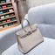 Hermes Birkin 25cm Bag in Original Togo Leather Pale Gray