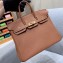 Hermes Birkin 25cm Bag in Original Togo Leather Brown