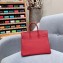 Hermes Birkin 25cm Bag in Original Togo Leather Red