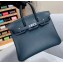 Hermes Birkin 25cm Bag in Original Togo Leather Blackish Green