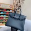 Hermes Birkin 25cm Bag in Original Togo Leather Blackish Green