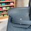 Hermes Birkin 25cm Bag in Original Togo Leather Blackish Green