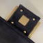 Fendi Velvet Embossed FF Motif Baguette Large Bag Black 2019