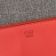 Fendi Bag Bugs Slim Pouch Clutch Bag Red