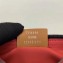 Fendi FF Logo Fabric Small Belt Bag Black/Red Piping 2019