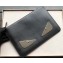 Fendi Bag Bugs Metal Eyes Pouch Clutch Bag Black