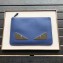 Fendi Bag Bugs Metal Eyes Pouch Clutch Bag Blue