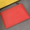 Fendi Bag Bugs Slim Pouch Clutch Bag Red