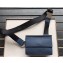 Fendi Roma Leather Messenger Bag Blue 2019