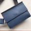 Fendi Roma Leather Messenger Bag Blue 2019