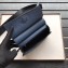 Fendi Roma Leather Messenger Bag Blue 2019