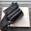 Fendi Roma Leather Messenger Bag Black 2019